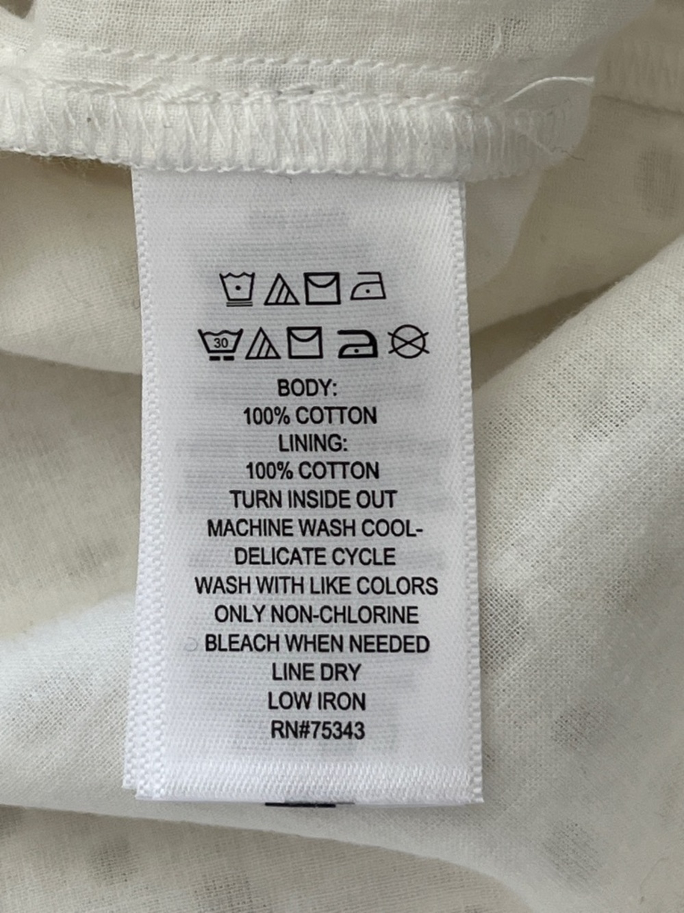 New! Heyton‎ Eyelet Dress Cotton White Lined Size Medium NWT - Picture 14 of 14